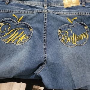 Apple Bottom Jeans Size 16 Straight Y2K